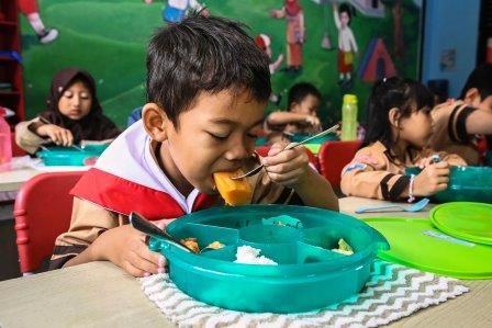 Anggaran Makan Siang Gratis Yang Dikelola Badan Gizi