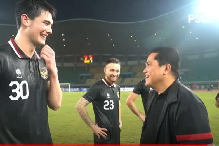 Shin Tae-yong dan Erick Thohir Minta Elkan Baggott Buka Suara