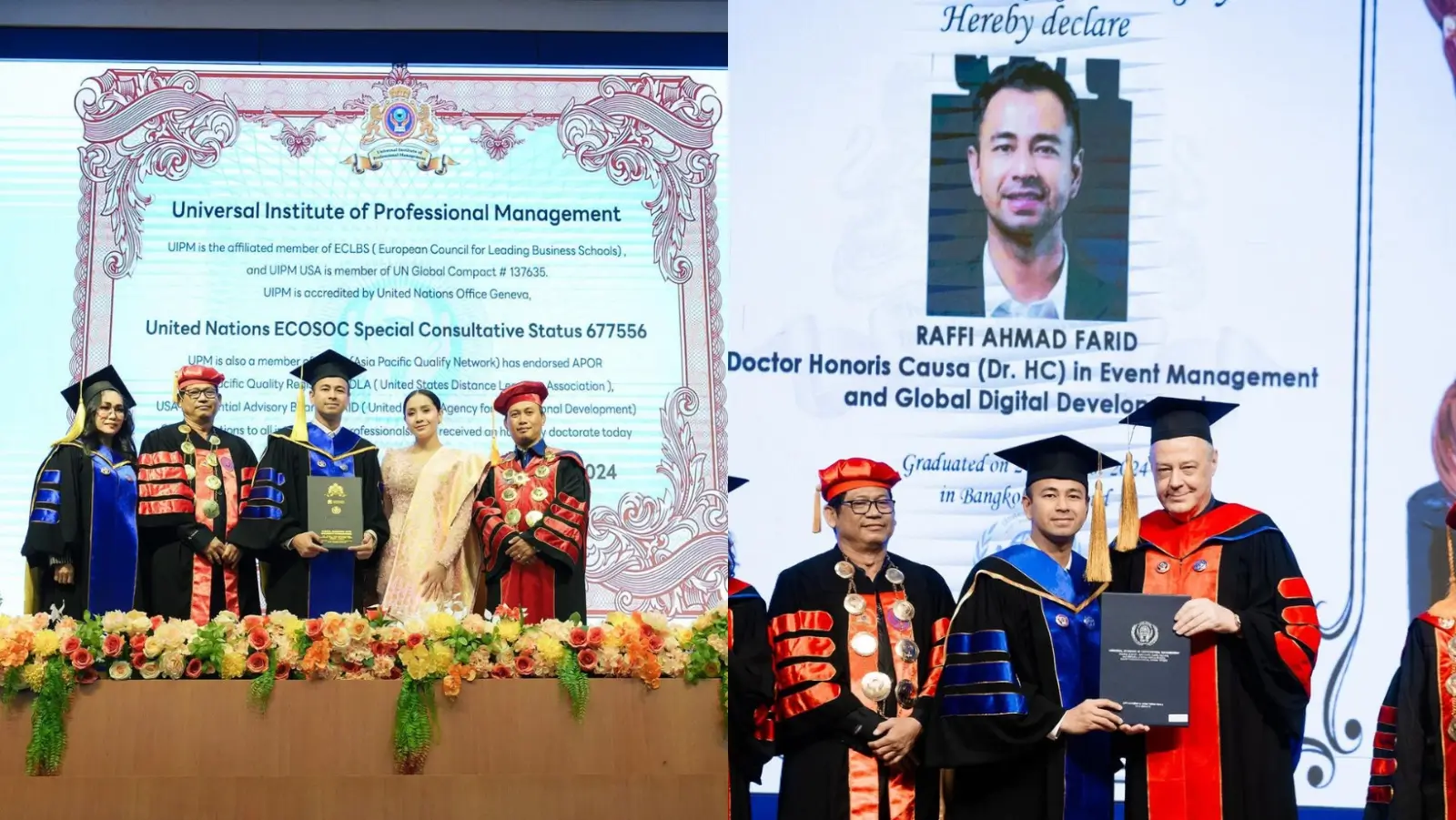 UIPM Klarifikasi Soal Gelar Doktor Honoris Causa Raffi Ahmad yang Tak Diakui Kemendikbudristek