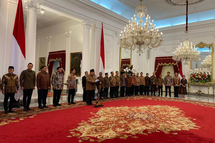 Prabowo-Gibran Resmi Dilantik, Kabinet Merah Putih Diumumkan