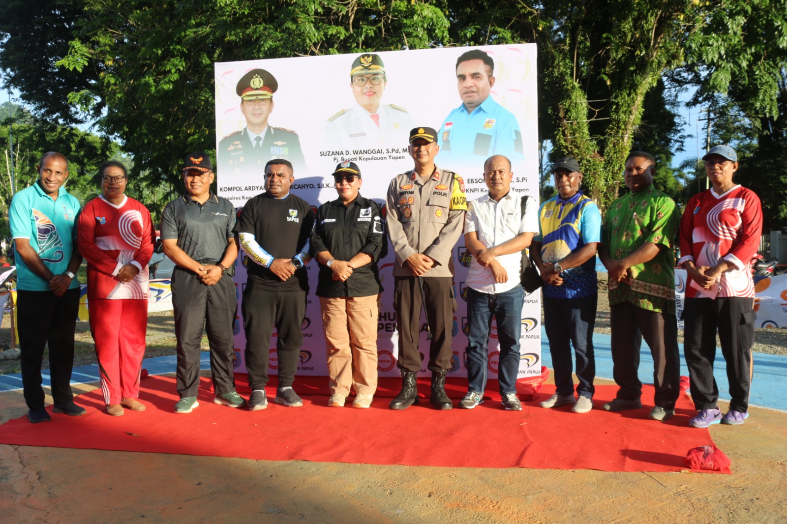 Pembukaan Turnamen Bola Voli KNPI CUP I