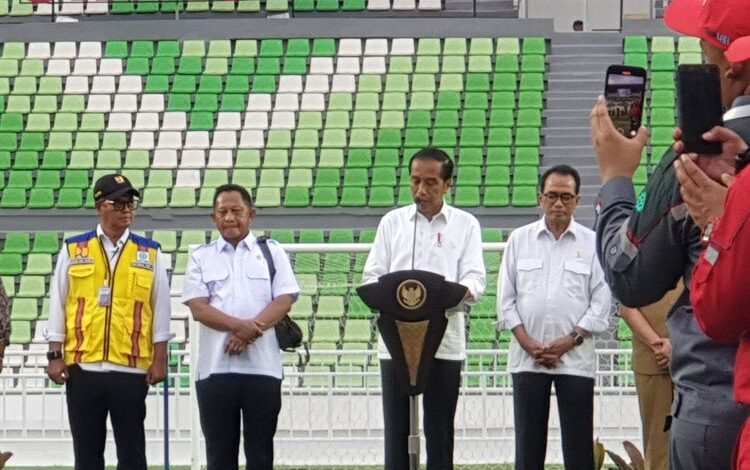 Jokowi Resmikan Stadion Utama Sumut Senilai Rp 587 Miliar