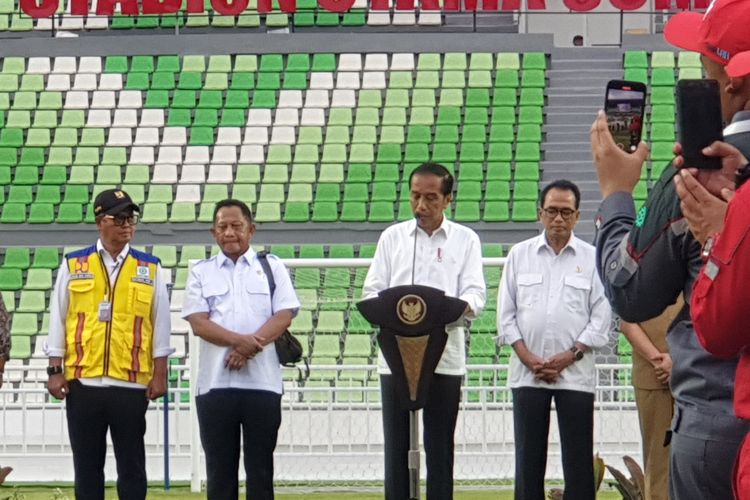 Jokowi Resmikan Stadion Utama Sumut Senilai Rp 587 Miliar